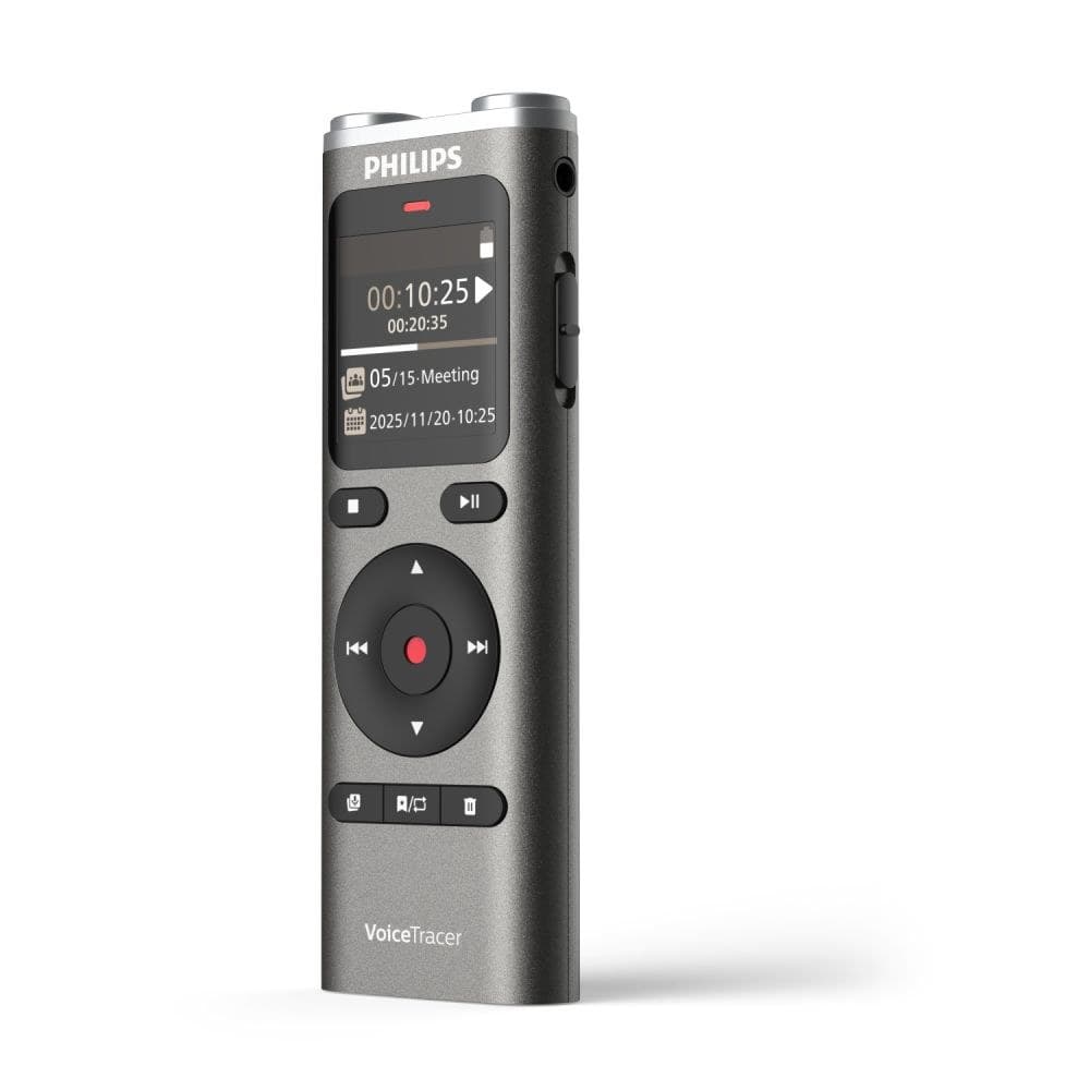 Philips DVT2075 VoiceTracer 8GB Audio Recorder