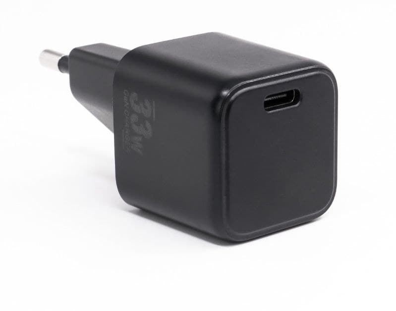 CoreParts 33W USB-C Nano Single Port GaN Charger, EU Plug (MBXUSBC-AC0031)