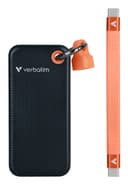 Verbatim Pocket SSD USB 3.2 Gen 2 512GB - Black/Orange thumbnail 1