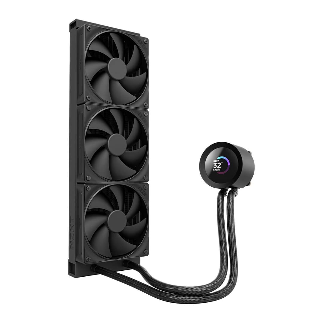 NZXT KRAKEN Plus 360 Intel/AMD AIO Liquid Cooler w/ 1.54" LCD - Black - Image 4