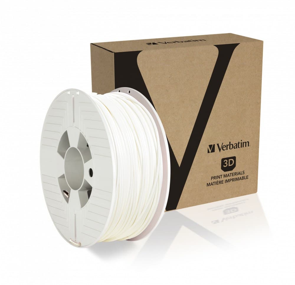 Verbatim PETG 3D Printer Filament 1.75mm 1kg - White - Image 2