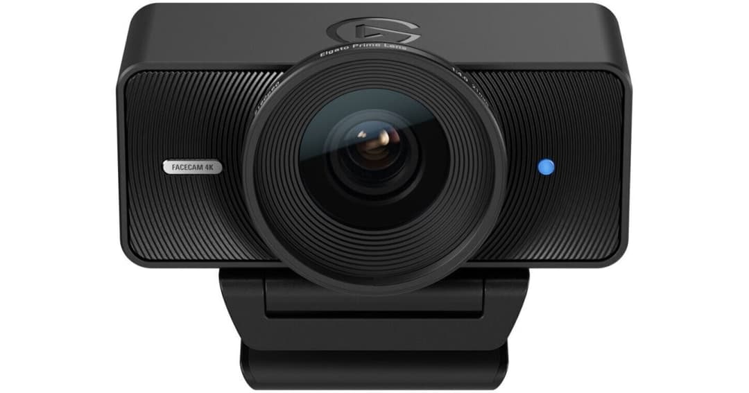 Elgato Facecam 4K Webcam (10WAF9901) - 4K60 HDR, USB-C - Black - Image 1