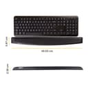 Fellowes Memory Foam Keyboard Wrist Rest - Black thumbnail 2