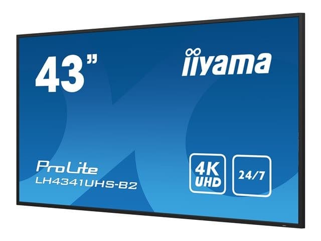 iiyama ProLite LH4341UHS-B2 43" Class (42.5" viewable) 4K UHD IPS LED-backlit LCD Digital Signage Display - Image 3