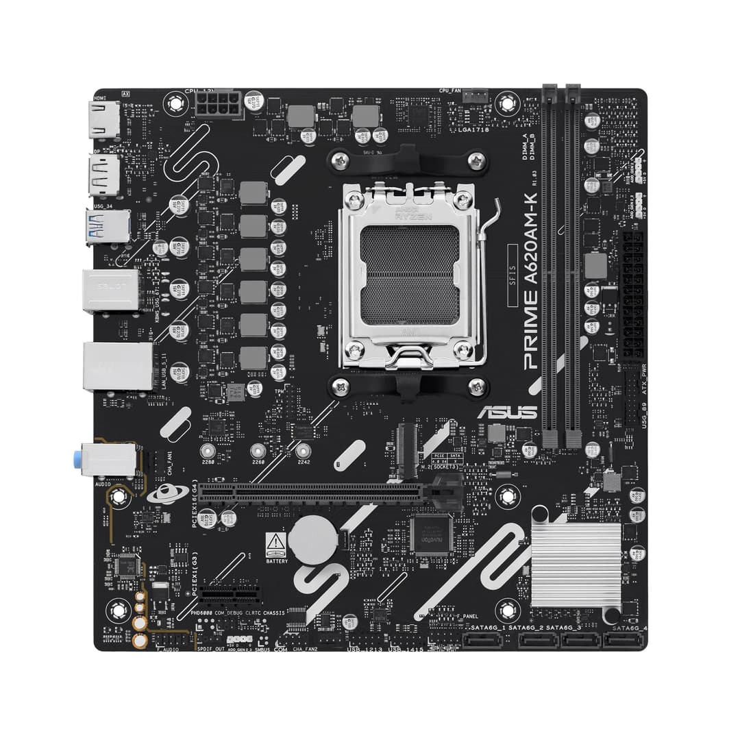 ASUS PRIME A620AM-K AMD A620A Socket AM5 micro ATX - Image 1