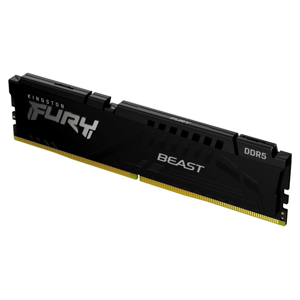Kingston FURY Beast DDR5 5600MT/s CL40 Desktop Memory - Black 8GB (1 x 8GB) - Image 1
