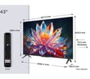 TCL 43" T6C QLED 4K thumbnail 2