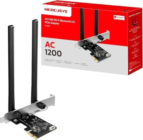 Mercusys MA30E AC1200 WiFi 5 WiFi Card PCIe WiFi Card - Image 1