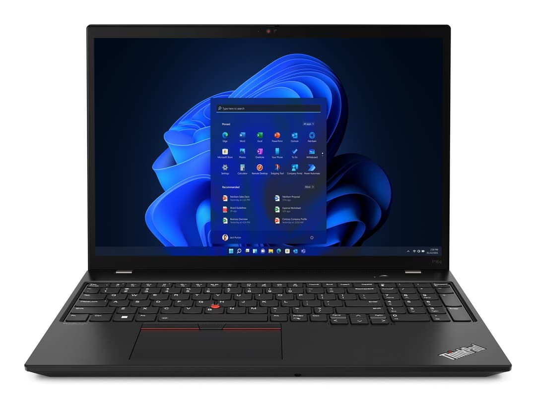 Lenovo ThinkPad P16s Intel® Core™ i7 i7-1360P Mobile workstation 40.6 cm (16") WUXGA 16 GB LPDDR5x-SDRAM 256 GB SSD NVIDIA RTX A500 Wi-Fi 6E (802.11ax) Windows 11 Pro Black UK English - Image 1