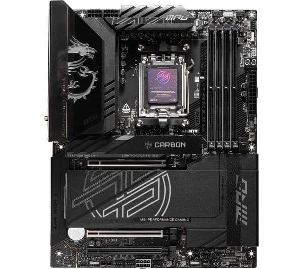 MSI MPG X870E Carbon WIFI AM5 DDR5 ATX Motherboard - Image 1