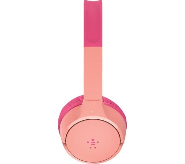 Belkin SoundForm Mini Kids Wired On-Ear Headphones - Pink - Image 8