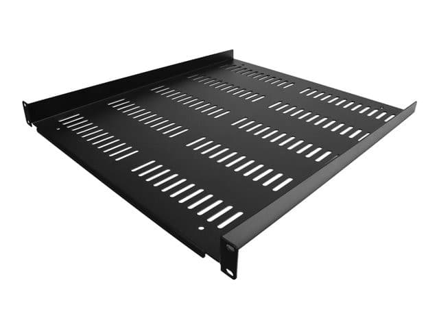 StarTech.com 1U Vented Server Rack Cabinet Shelf, 20in Deep Fixed Cantilever Tray, Rackmount Shelf for 19" AV/Data/Network Equipment Enclosure w/ Cage Nuts & Screws, 55lbs Weight Capacity - 1U Network Rack Shelf - rack shelf - 1U - Image 1