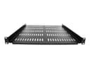 StarTech.com 1U Vented Server Rack Cabinet Shelf, 20in Deep Fixed Cantilever Tray, Rackmount Shelf for 19" AV/Data/Network Equipment Enclosure w/ Cage Nuts & Screws, 55lbs Weight Capacity - 1U Network Rack Shelf - rack shelf - 1U thumbnail 2