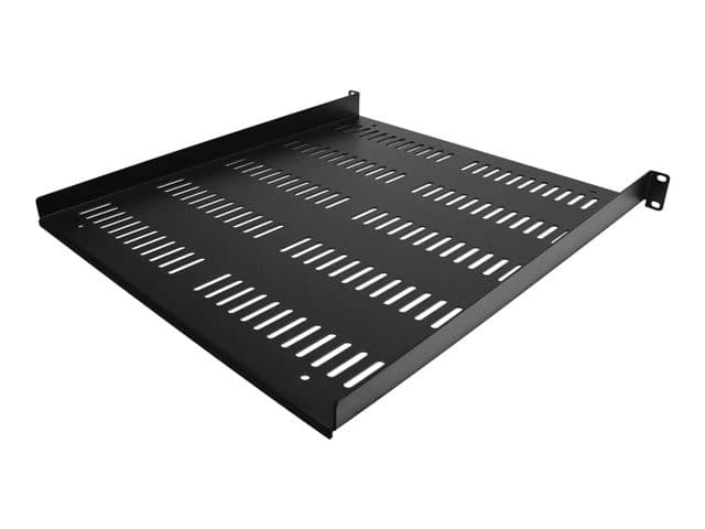 StarTech.com 1U Vented Server Rack Cabinet Shelf, 20in Deep Fixed Cantilever Tray, Rackmount Shelf for 19" AV/Data/Network Equipment Enclosure w/ Cage Nuts & Screws, 55lbs Weight Capacity - 1U Network Rack Shelf - rack shelf - 1U - Image 3
