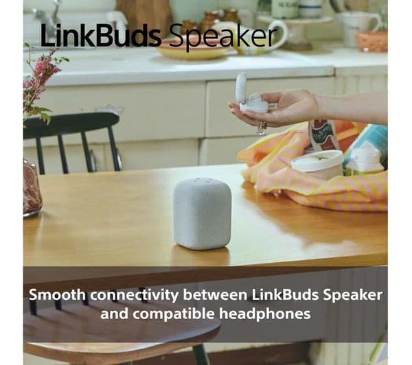Sony SRS-LS1 LinkBuds Speaker Wireless Bluetooth Portable Speaker - IPX4 Water Resistant - Black - Image 6