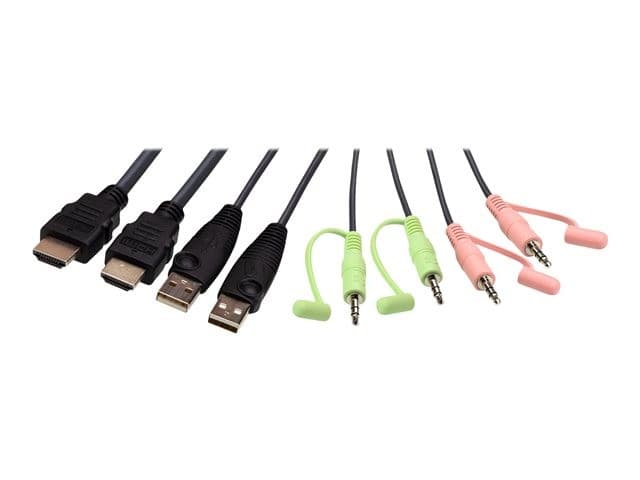ATEN CS22H 2-Port USB 4K HDMI Cable KVM Switch with Remote Port Selector - 1.2m Built-in Cables - Image 3