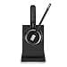 EPOS Impact 5000 Go MS Stereo – Professionelles DECT Wireless Stereo Headset mit Geräuschunterdrückungs-Mikrofon, Microsoft Teams Zertifiziert, 135 m Reichweite, Faltbare Ladestation & USB-A Dongle - Image 3