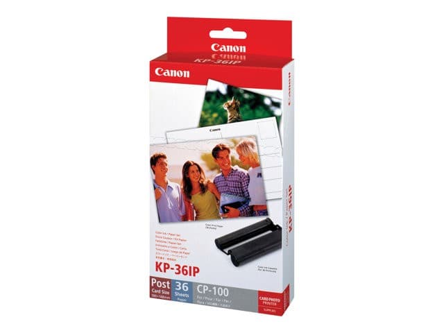 Canon KP-36IP Colour Ink & Photo Paper Set - 36 Sheets 4 x 6" - Image 1