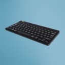 R-Go Tools Compact Break Ergonomic Keyboard, QWERTY (UK), Black - Bluetooth thumbnail 1