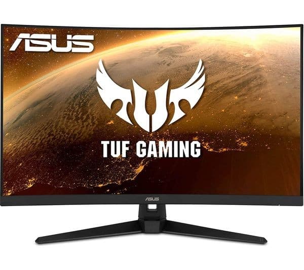 ASUS TUF Gaming VG328H1B Full HD 31.5" 165Hz 1ms FreeSync Premium Curved VA LCD Gaming Monitor with Built-in Speakers - Black
