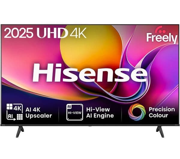 Hisense 43E6QTUK E6Q 43" 4K HDR LED Smart TV with Freely - Image 1