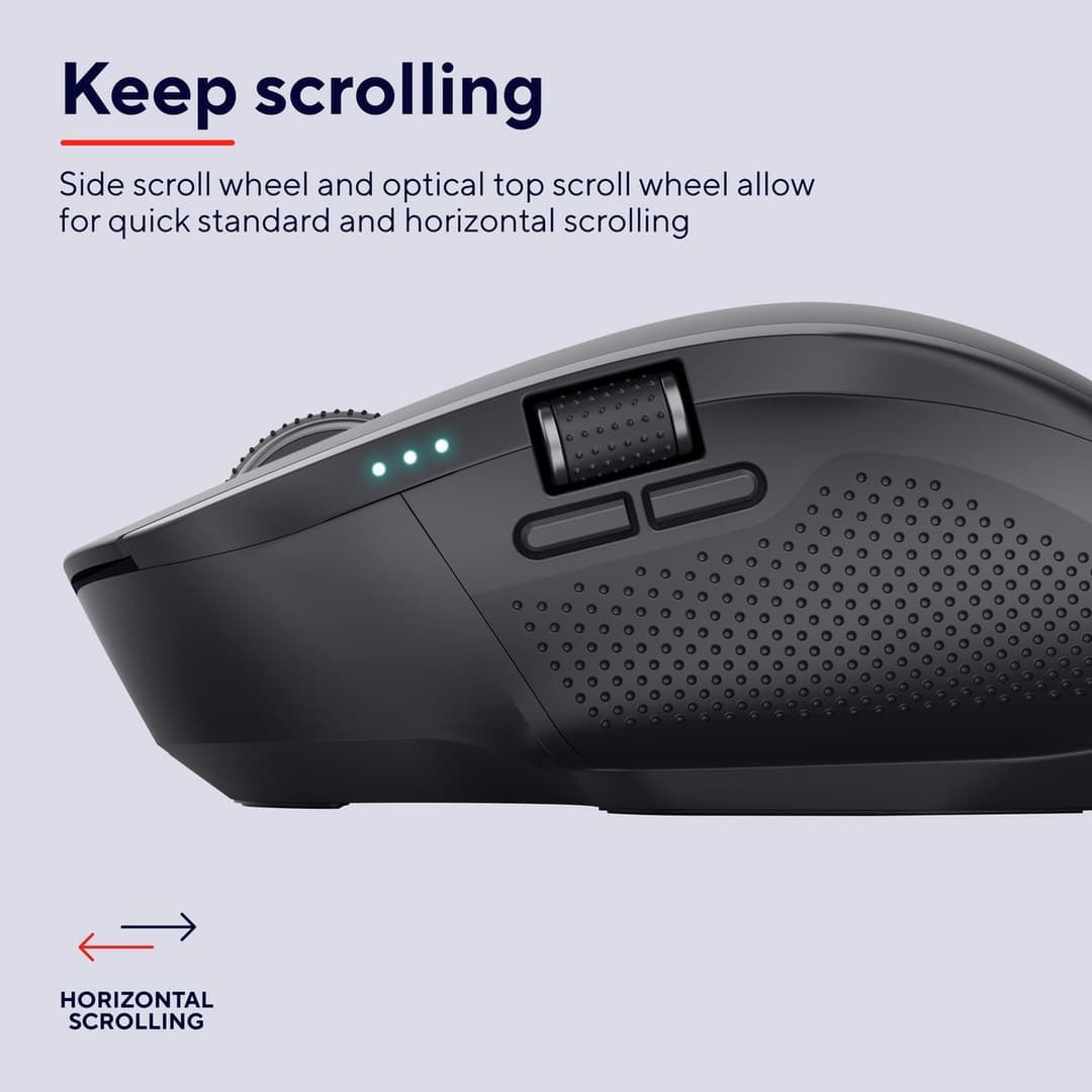 Trust Ozaa Plus Multi-Device Wireless Mouse - Black - Image 9