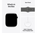 Apple Watch Series 11 GPS + Cellular 46mm Natural Titanium Case with Stone Grey Sport Band - S/M thumbnail 9