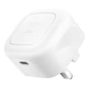 Belkin 45W USB-C Wall Charger Single Port Ultra-Compact PD & PPS Charging Adapter for iPhone & iPad (UK 3-Pin) - White thumbnail 1
