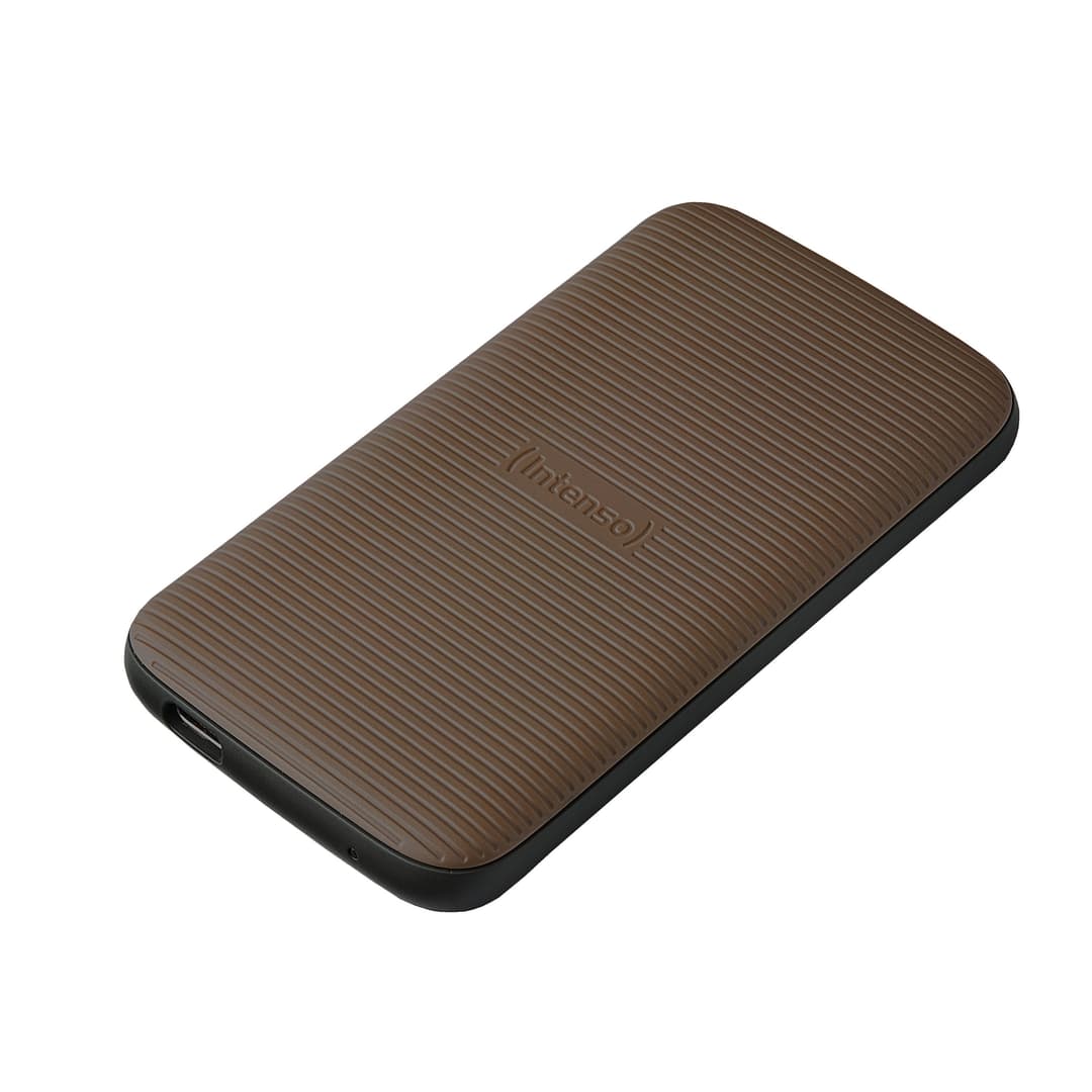 Intenso TX500 Portable External SSD USB 3.2 Gen 2 USB-C 500GB - Brown - Image 1