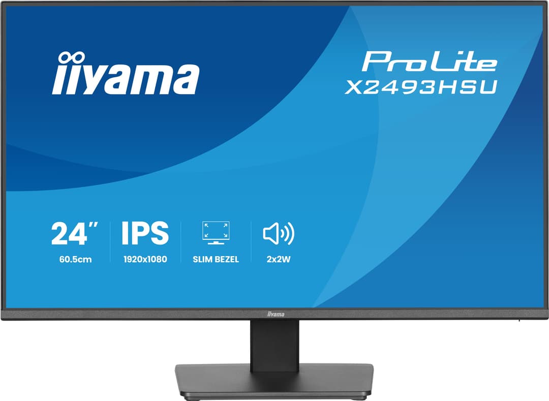 iiyama ProLite X2493HSU-B1 computer monitor 60.5 cm (23.8") 1920 x 1080 pixels Full HD IPS LED 120Hz Black with Built-In Speakers - Image 3