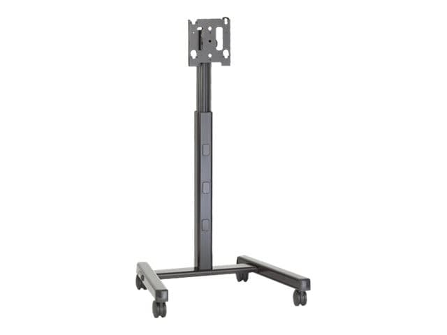 Chief MFCUB Tilting Medium Flat Panel Mobile Cart for 32-65" Displays - Black - Image 1