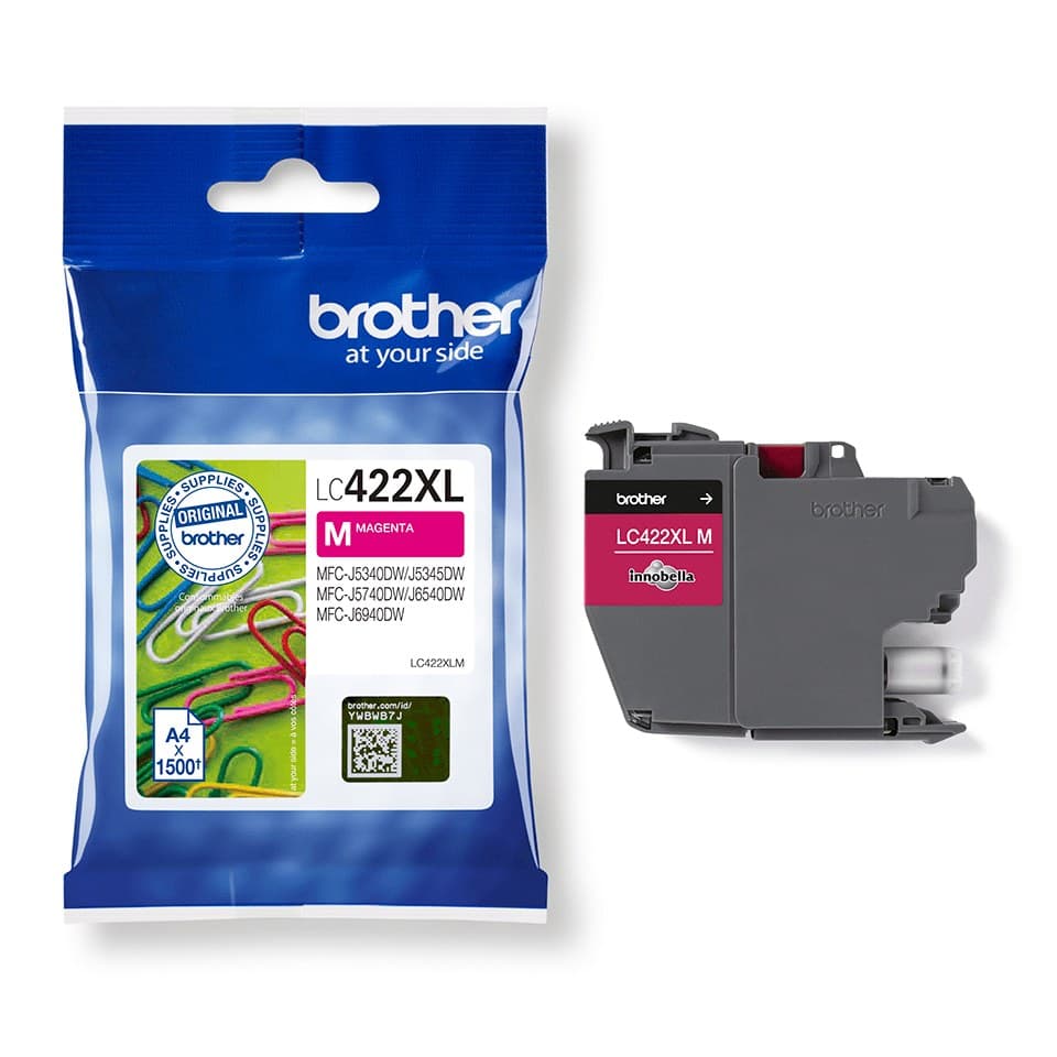 Brother LC422XL High Yield Original Ink Cartridge - Magenta - Image 4