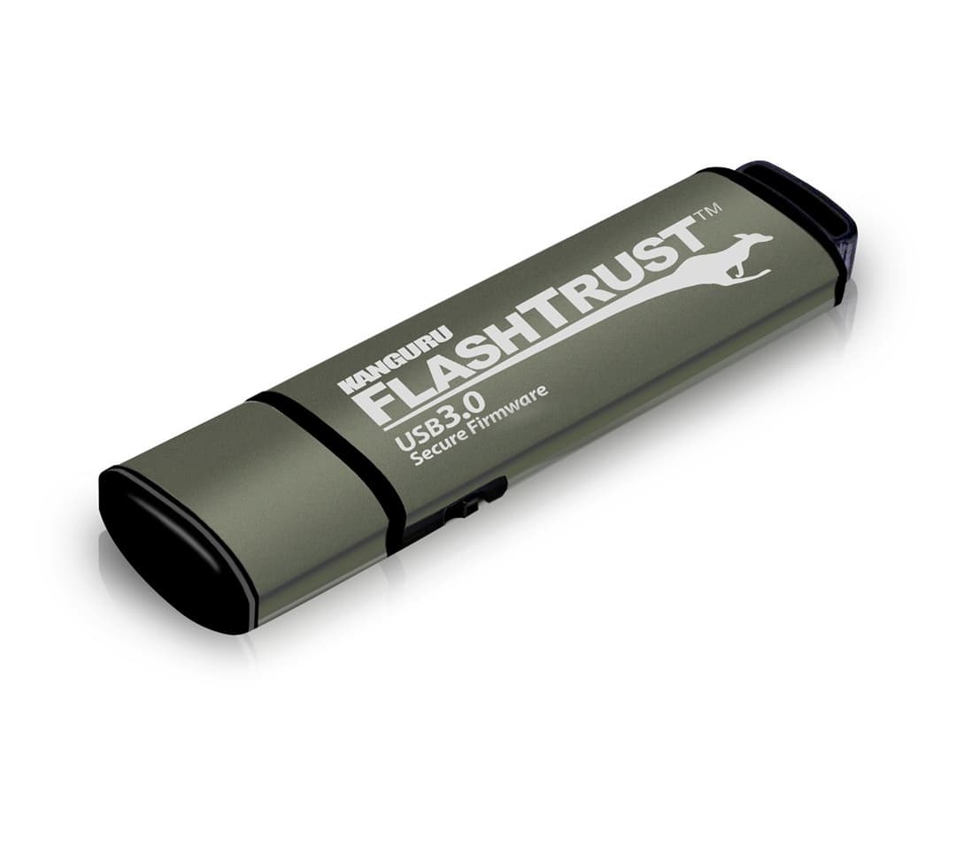 Kanguru FlashTrust USB 3.0 32GB Secure Firmware Flash Drive with Write-Protect Switch (WP-KFT3-32G) - Image 2
