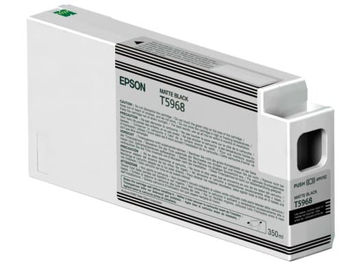 Epson T5968 UltraChrome HDR 350ml Ink Cartridge for Stylus Pro 7900/9900 - Matte Black