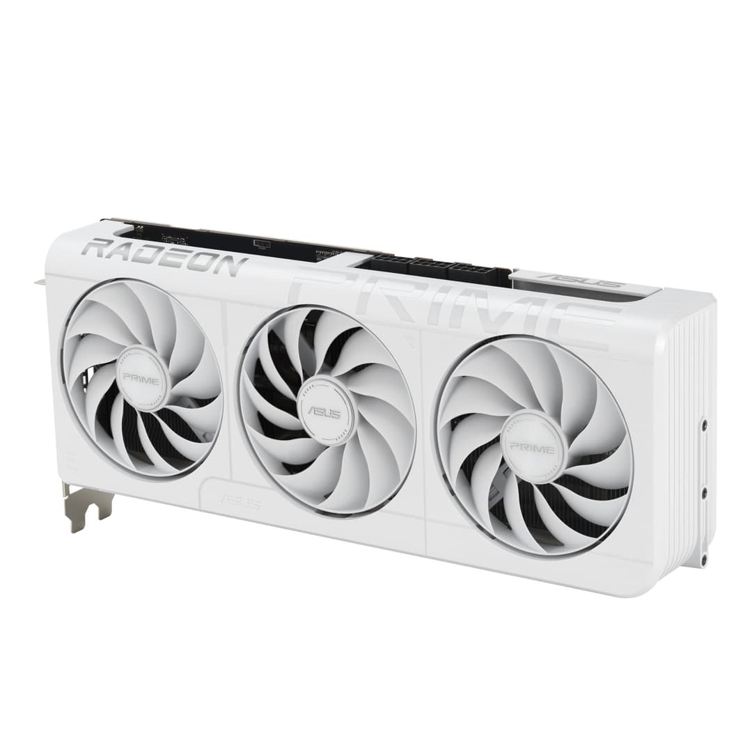 ASUS Prime Radeon RX 9070 XT OC Edition 16GB GDDR6 Graphics Card (PRIME-RX9070XT-O16G-WHITE) - White - Image 3