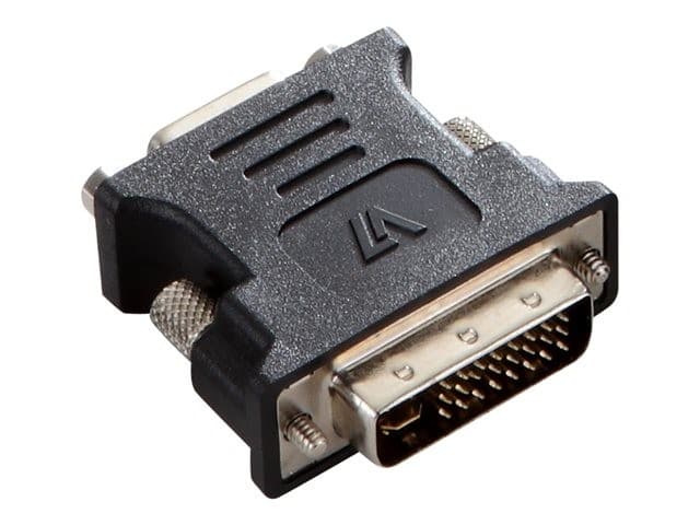 V7 DVI-I to VGA Adapter Black