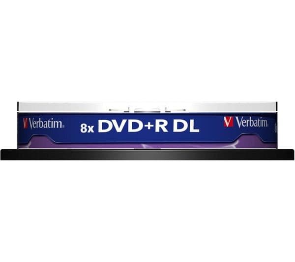 VERBATIM Azo DVD+R DL 8x 8.5GB Pack of 10