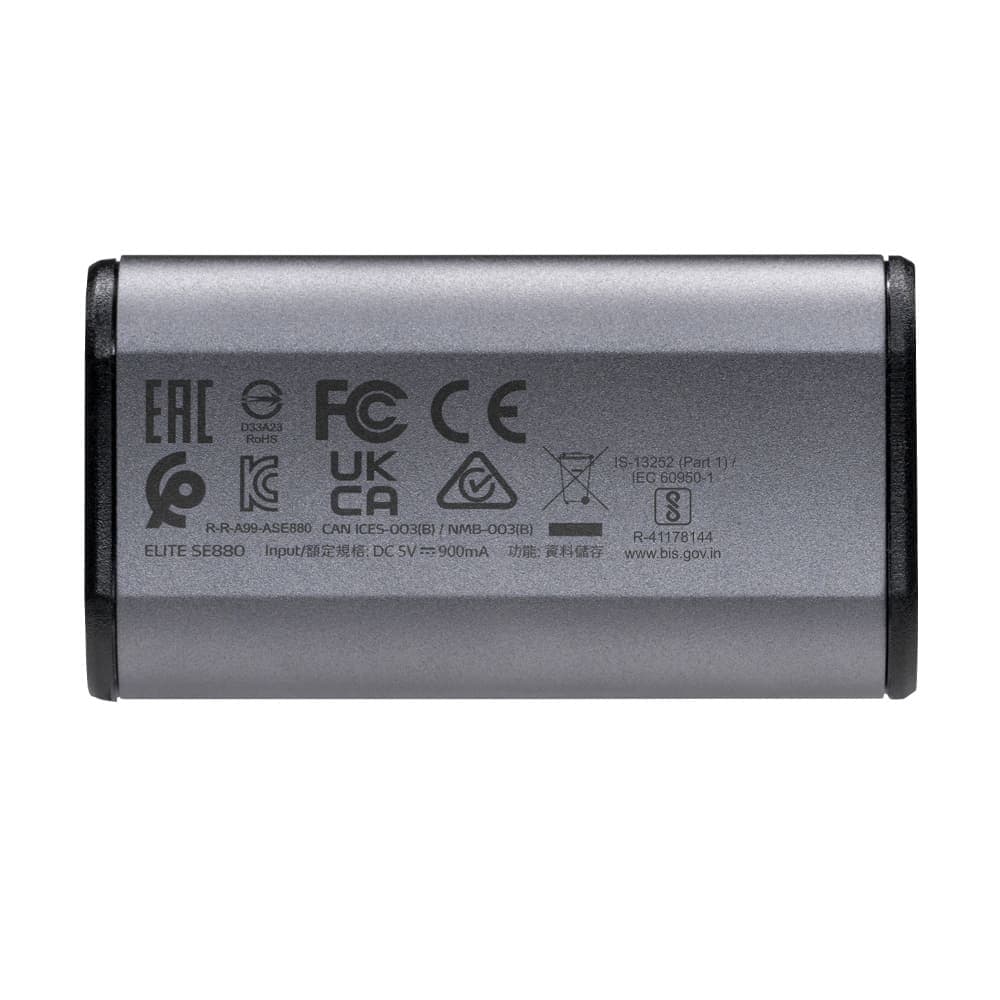 ADATA SE880 Portable External SSD USB 3.2 Gen 2x2 USB-C 2TB - Titanium Grey - Image 4
