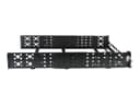 StarTech 2U Universal Rack Mount Rails Black thumbnail 2