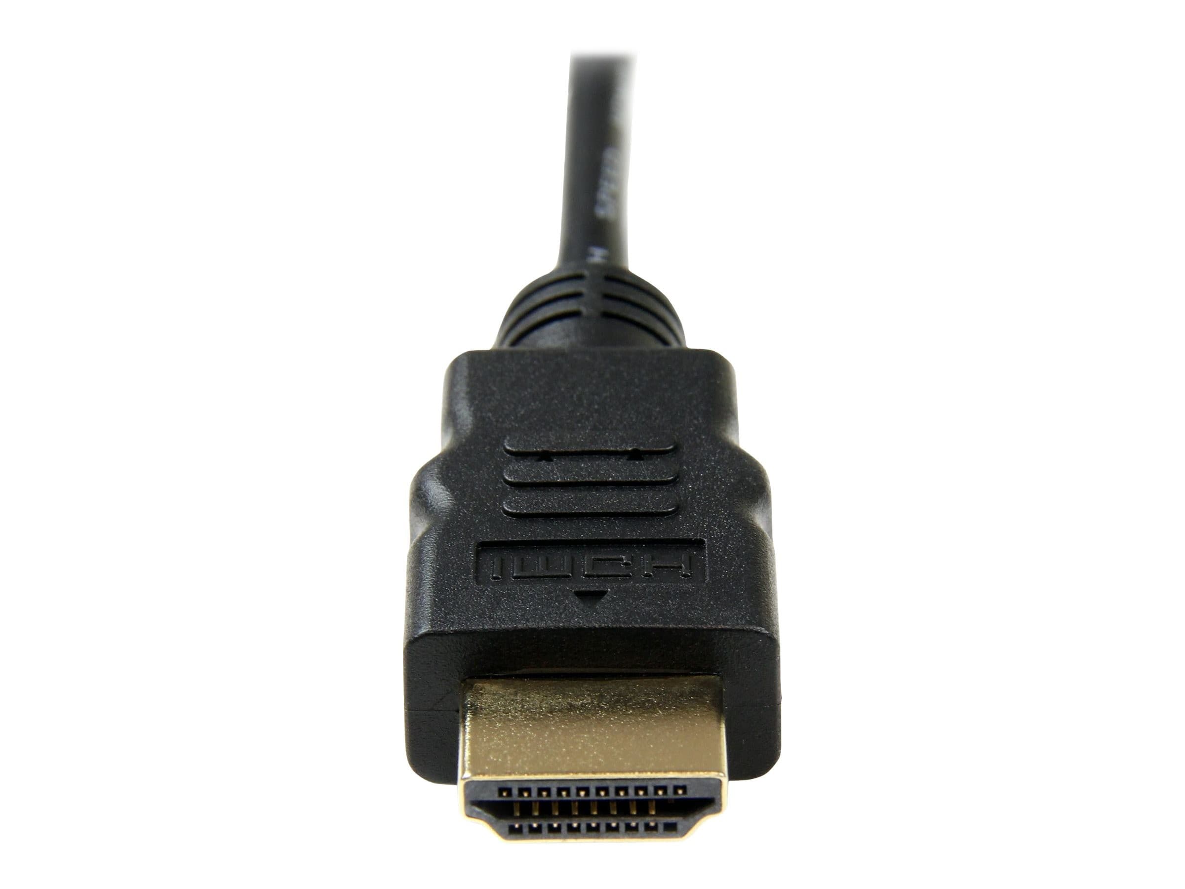 StarTech.com HDADMM2M High Speed HDMI to Micro HDMI Cable with Ethernet 2m - Black