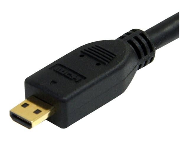 StarTech.com HDADMM2M High Speed HDMI to Micro HDMI Cable with Ethernet 2m - Black - Image 3