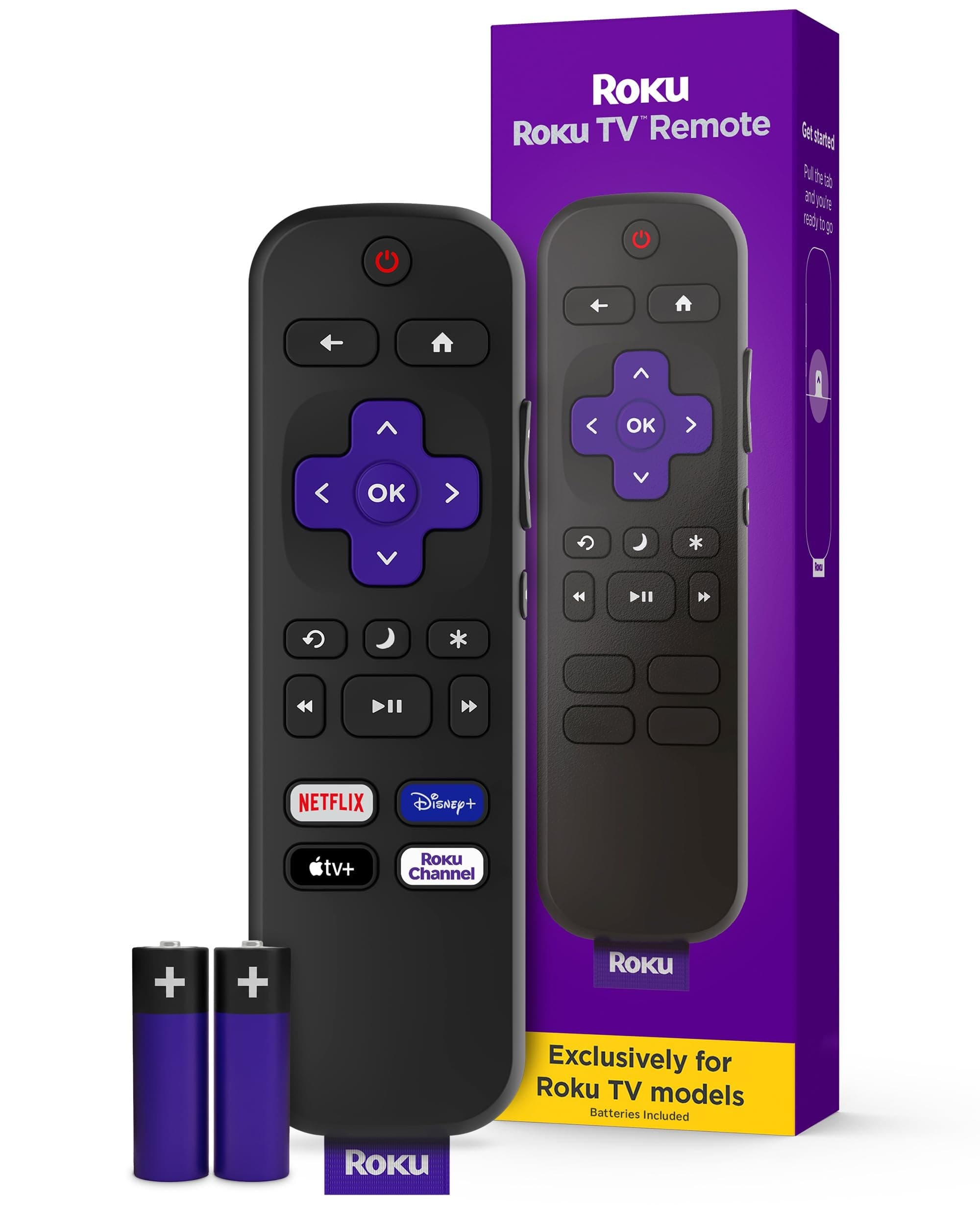 Roku TV Remote Control RCC1R - Black