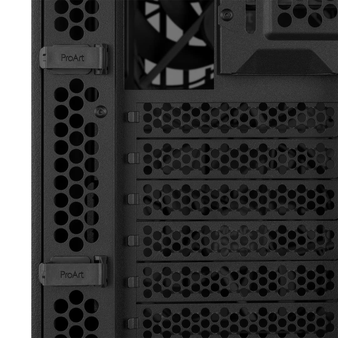 ASUS ProArt PA401 Wood Edition Tempered Glass Mid Tower PC Case - Black - Image 7