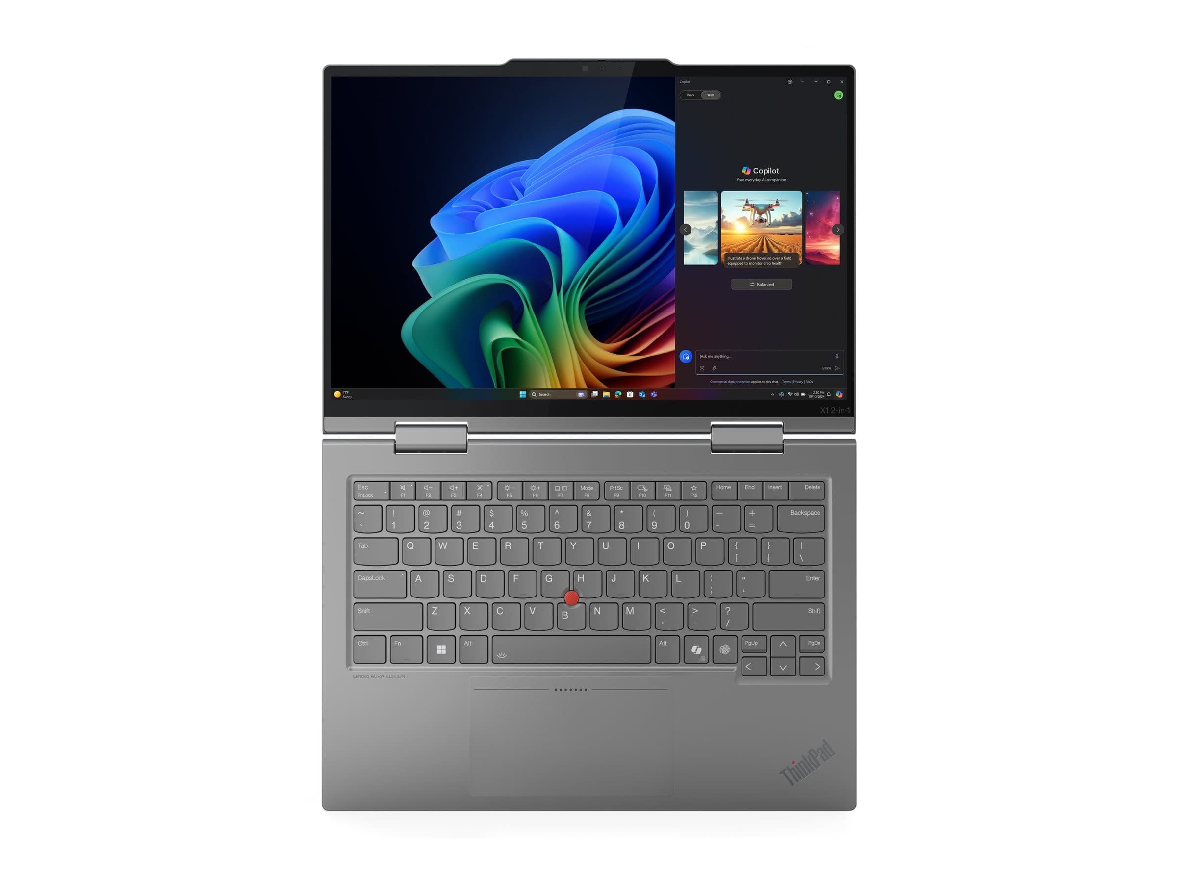 Lenovo ThinkPad X1 2-in-1 Gen 10 Intel Core Ultra 7 32GB 1TB Grey