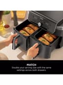 NINJA 6-in-1 DualZone XL DZ901UK 9.5L Dual Air Fryer 2 x 4.75L Drawers SYNC MATCH - Grey thumbnail 3
