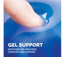 Fellowes Crystals Gel Mouse Mat with Wrist Rest - Blue thumbnail 3