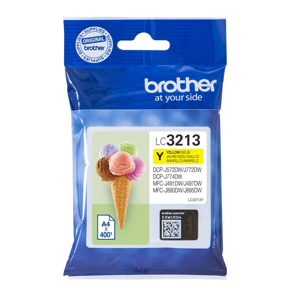 Brother LC3213 High Yield Ink Cartridge (400 Pages) - Yellow