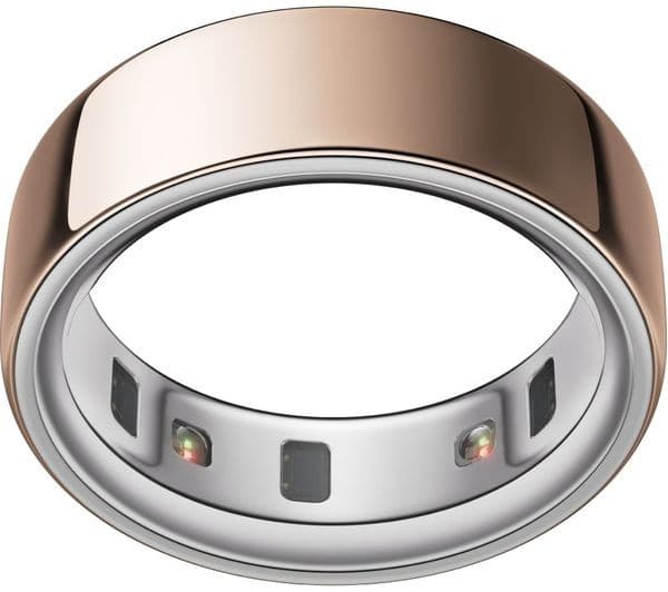Oura Ring 4 Smart Ring - Rose Gold, Size 8