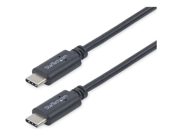 StarTech.com USB2CC1M USB-C to USB-C Cable USB 2.0 1m - Black - Image 3