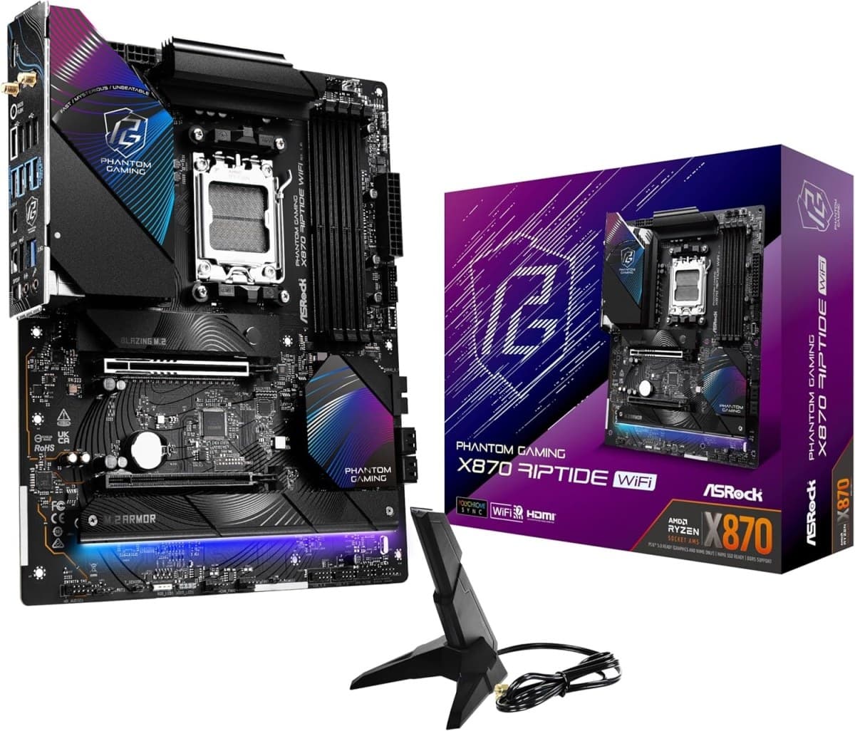 X870 RIPTIDE WIFI 256 GB X870 AM5 DDR5 ATX Motherboard